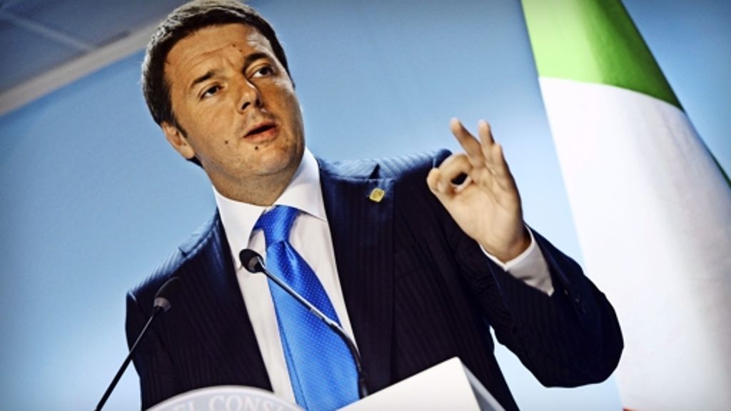 Italien übernimmt den Vorsitz: Matteo Renzi gibt den Takt  vor