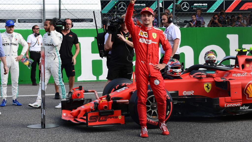 Formel 1 in Monza: Leclerc holt Ferrari-Pole - Vettel nur Vierter