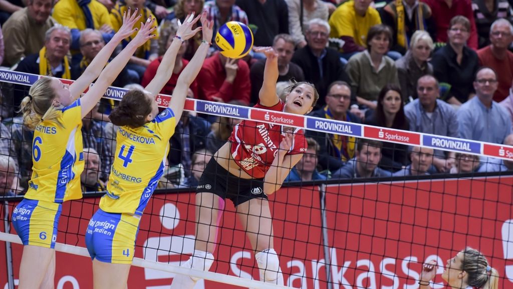 Volleyballerinnen von Allianz MTV Stuttgart: Mit einer Meister-Leistung ins Finale