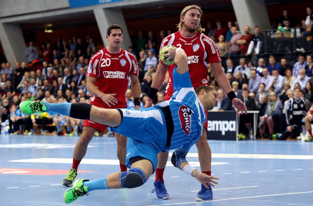 Kreisläufer Teo Coric will mit den Handballern des TVB Stuttgart gegen das Spitzenteam der SG Flensburg Handewitt eine gute Figur machen.