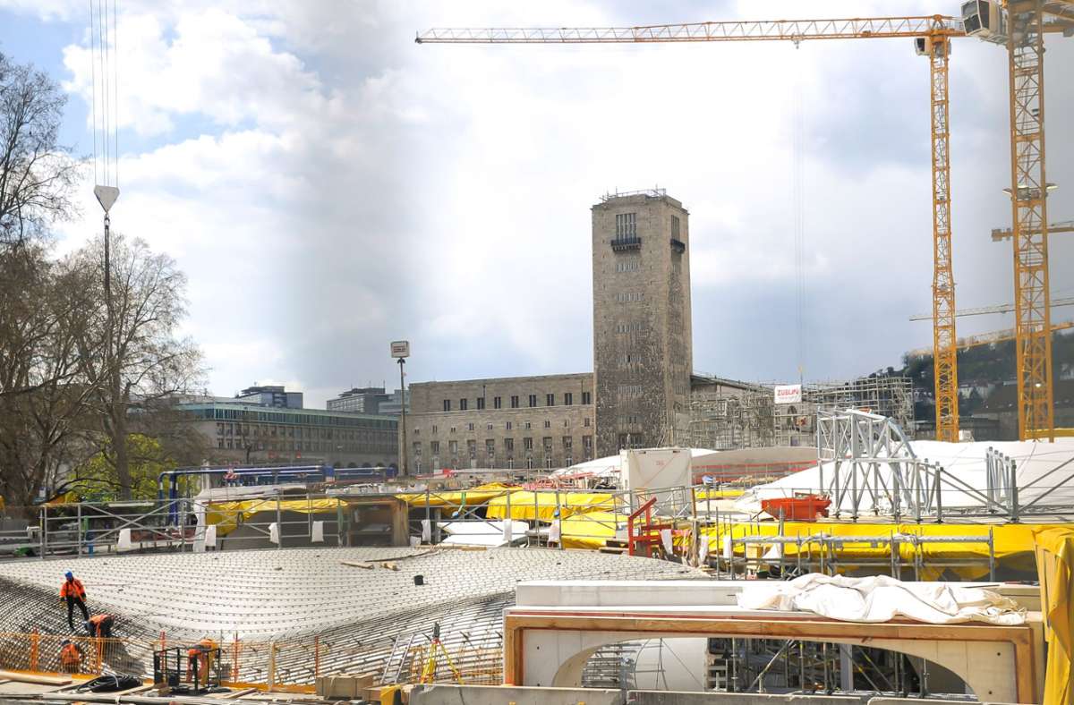 Der neue Tiefbahnhof in Stuttgart soll Ende 2025 in Betrieb gehen. Es gebe keine Hinweise auf Verzögerungen, heißt es nach der Sitzung des S-21-Lenkungskreises. Foto: Lichtgut/Max Kovalenko