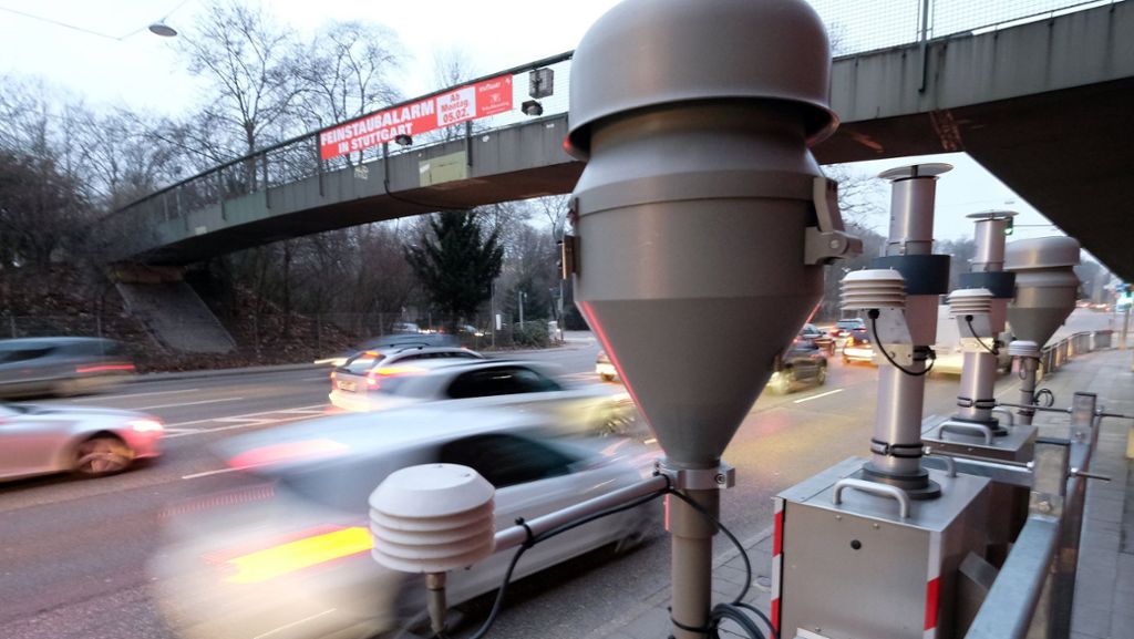 Pilotprojekt am Neckartor in Stuttgart: Filter   sollen Feinstaub aus der Luft ziehen