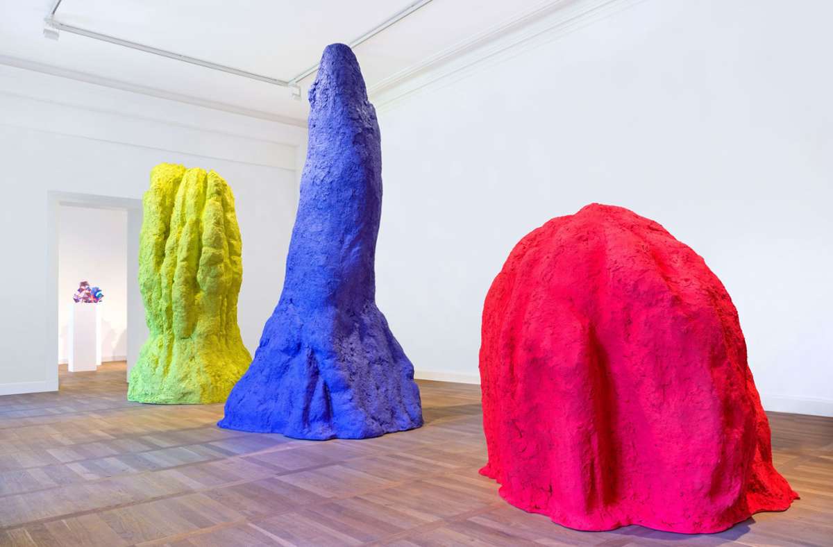 Kann man solche Formen erfinden? Tobias Rehberg hat für seine Skulpturen Termitenhügel abgeformt. Foto: Tobias Rehberger/Roman März