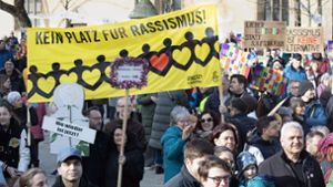 Kundgebung in Nürtingen: Hunderte demonstrieren gegen Rechts