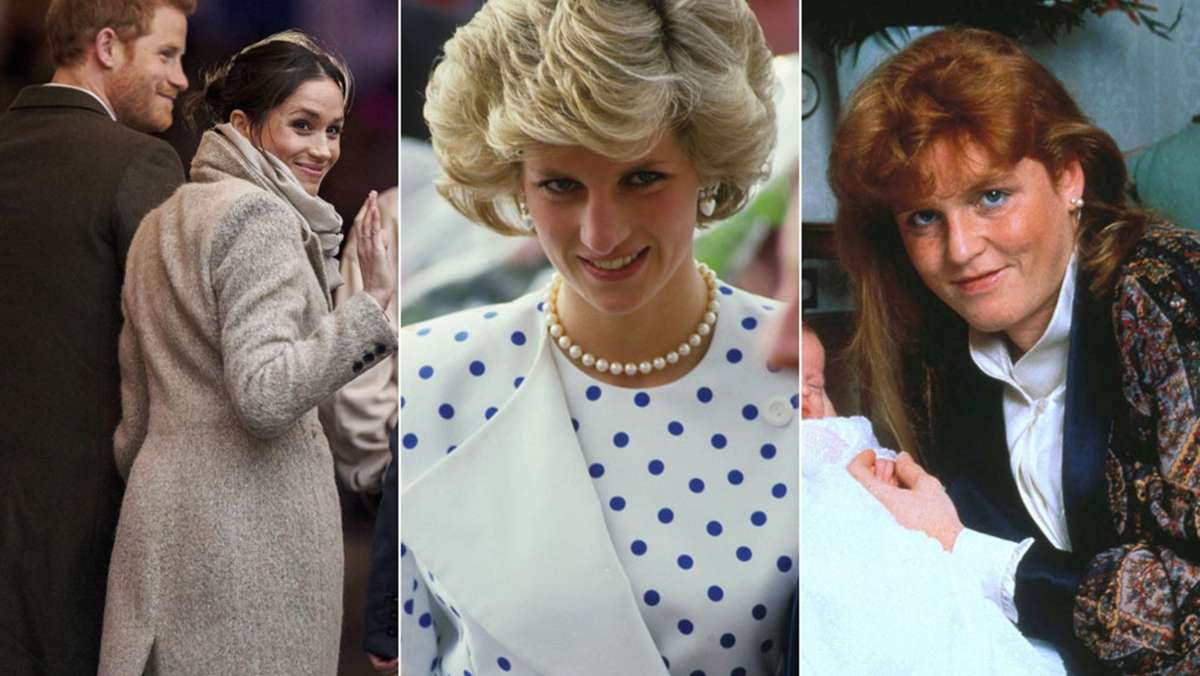Meghan, Diana oder Fergie: Die schönsten und schlimmsten Frisuren der Royals
