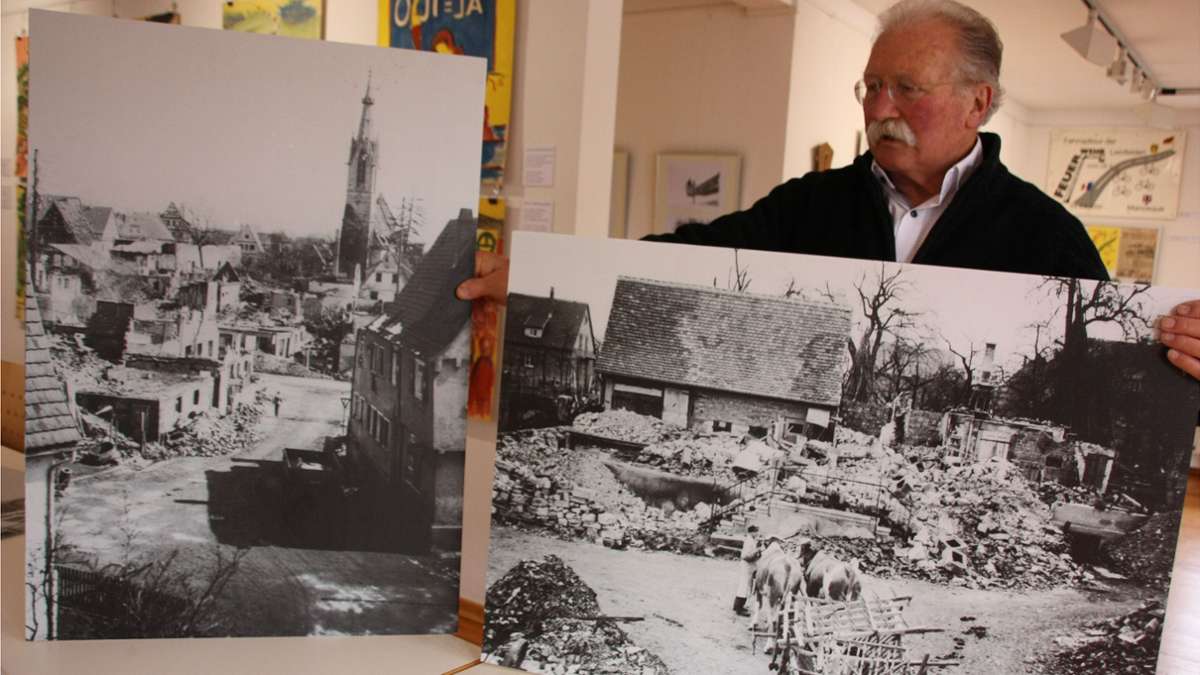 Gedenkstunde in Leinfelden-Echterdingen: Erinnerung an die Bombennacht vor 80 Jahren