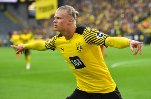 Erling Haaland und Borussia Dortmund sind in der Champions League im Einsatz. Foto: dpa/Bernd Thissen