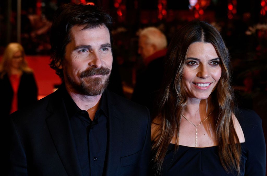 US-Schauspieler und Oscarpreisträger Christian Bale und seine Frau Sibi Blazic