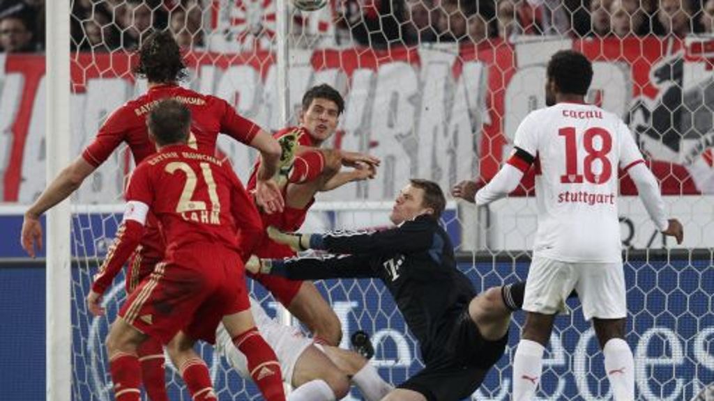 Bayern gewinnen 2:1: Gomez zerstört die Stuttgarter Hoffnungen