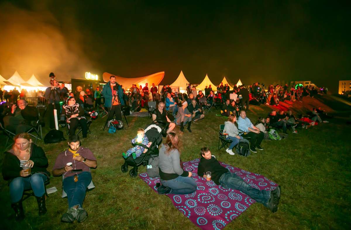 Weitere Impressionen vom Feuerwerksfestival „Flammende Sterne“ in Ostfildern.