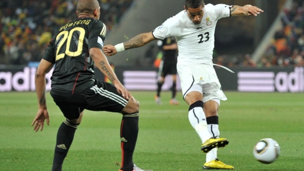  Gegen die USA saß Kevin-Prince Boateng nur auf der Bank. Gegen Deutschland soll er mit Ghana heute Abend bei der Fußball-WM spielen – und trifft dabei auf seinen Bruder Jérôme. 