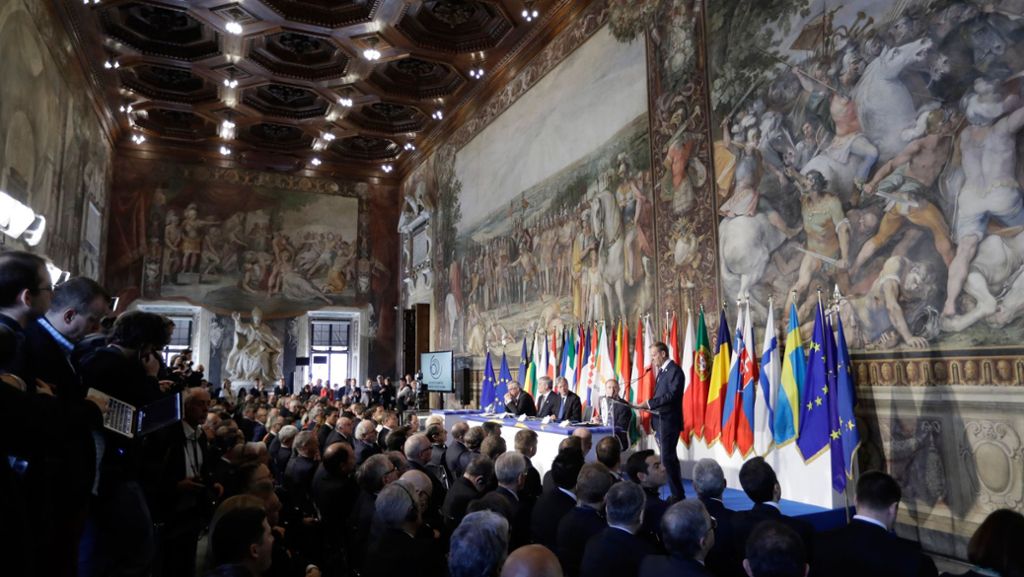 Jubiläum der EU: Europa muss Glaubwürdigkeitsproblem angehen