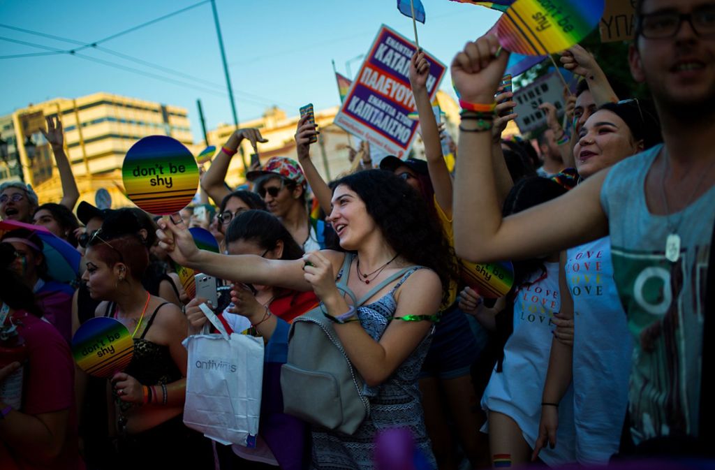 Sie demonstrieren für mehr Rechte für Homosexuelle, aber auch Frauenhass war ein Thema.