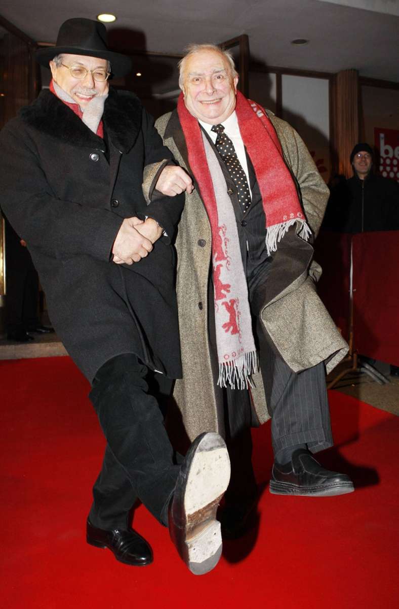 Kosslick (links) 2009 mit dem französischen Regisseur Claude Chabrol