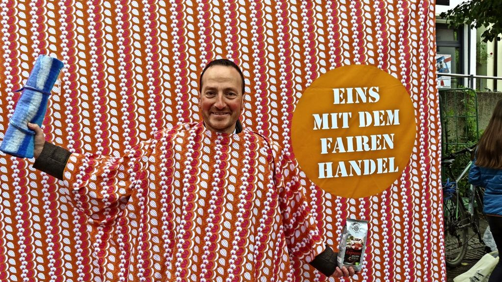 Faire Woche in Filderstadt: Ein Selfie für den fairen Handel