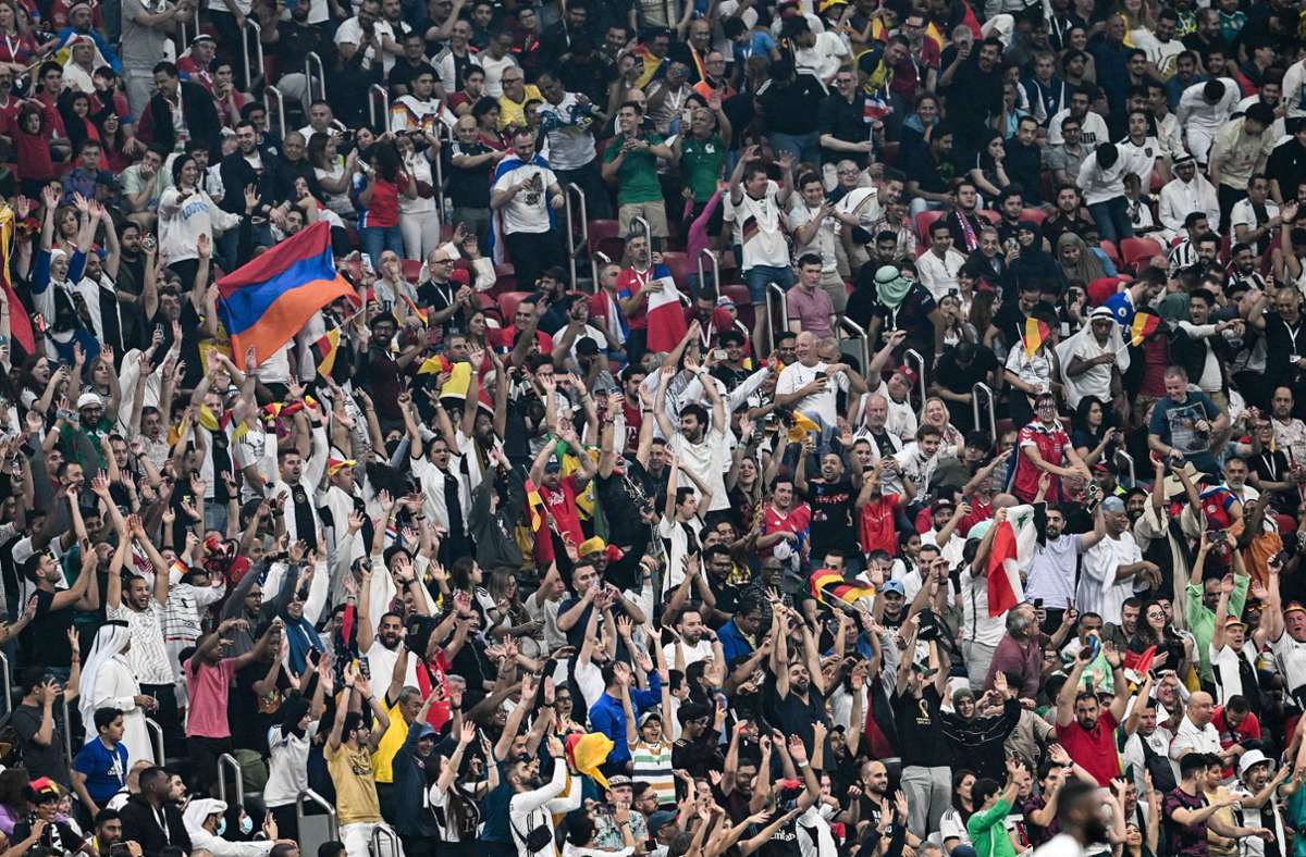Costa Ricas Fans waren aus dem Häuschen.