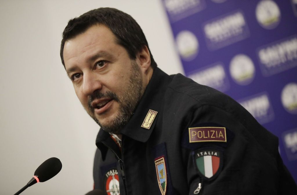 Matteo Salvini wurde 2018 Innenminister und Vizepremierminister Italiens.
