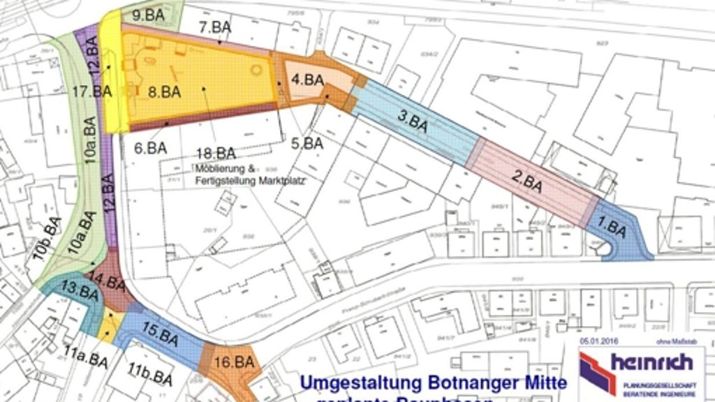 Stuttgart-Botnang: Tiefbauamt nimmt Ortsmitte  ins Visier