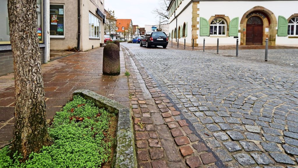 Hauptstraße in Renningen: Ein glückliches Händchen beim Straßenbau