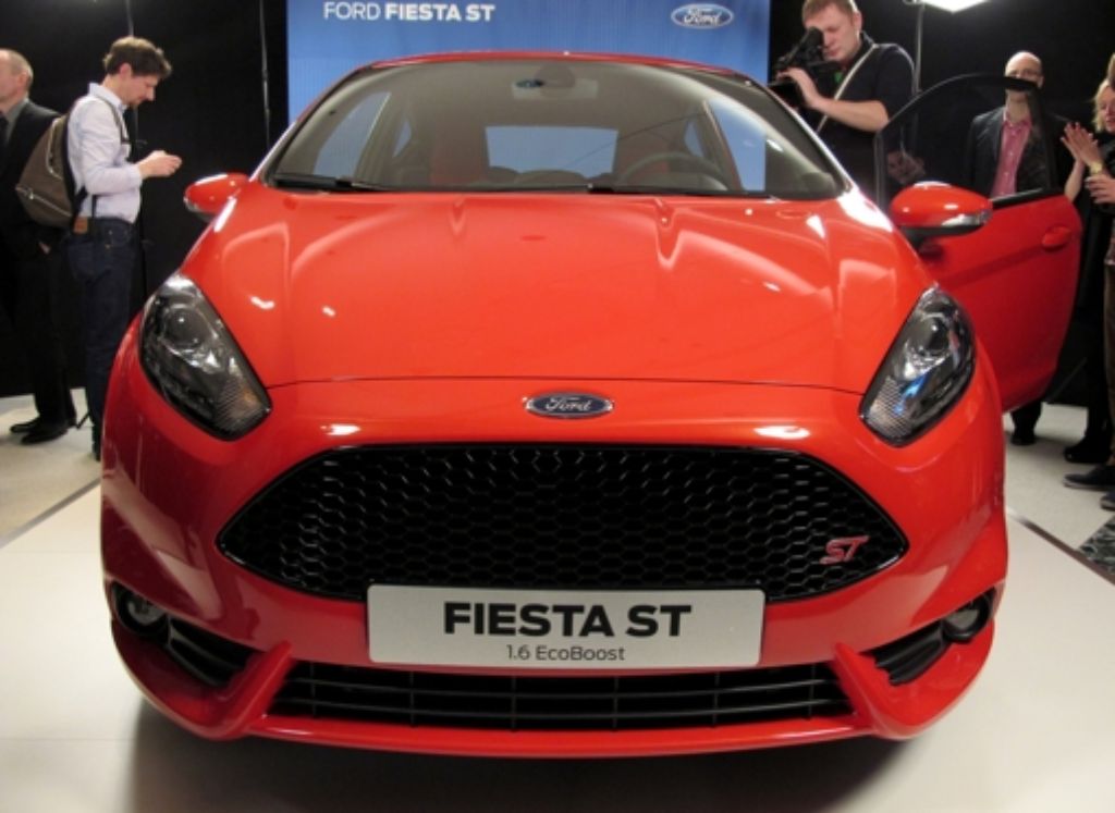 Die Sportversion des PS-starken Ford Fiesta ST dient dagegen vornehmlich anderen Zwecken...