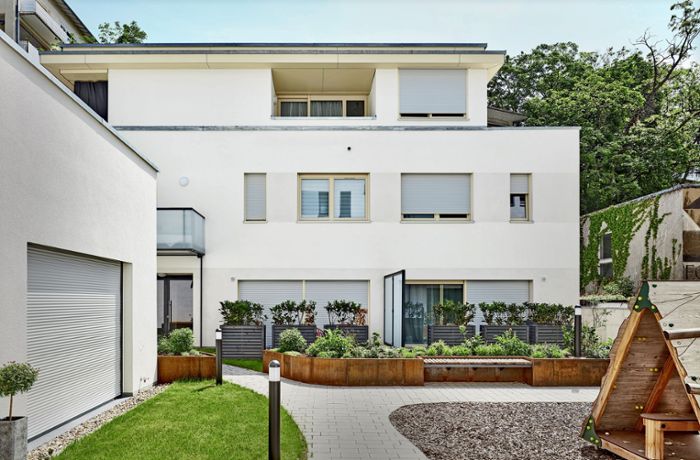Schön wohnen in der Stuttgarter Innenstadt: Häuschen mit Grün in der Innenstadt