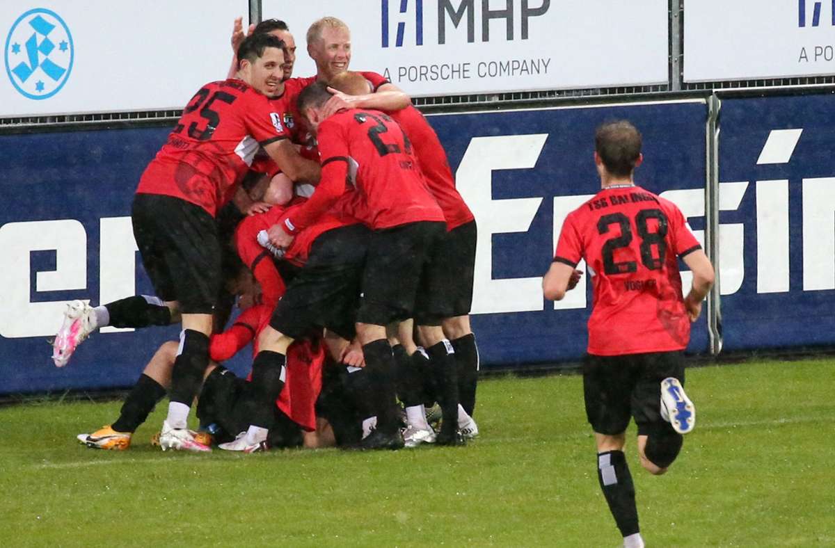 Balingen jubelt und steht im WFV-Pokal-Finale am 29. Mai gegen den Regionalligarivalen SSV Ulm 1846.