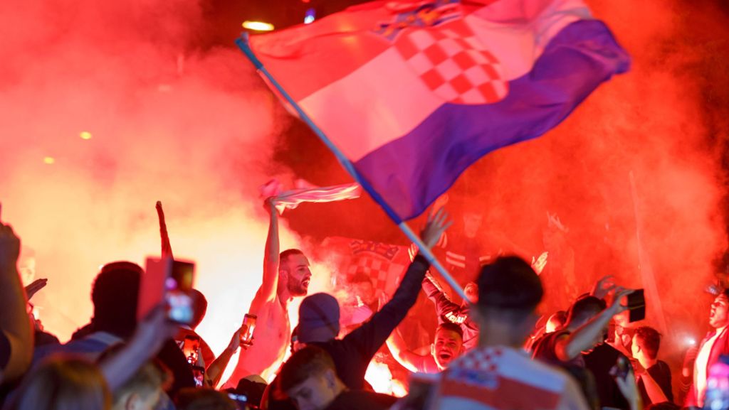 WM 2018: Einige Festnahmen bei Kroaten-Party in Stuttgart