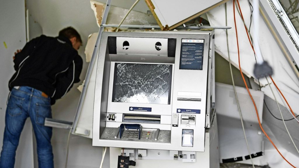 Kriminalität: Immer mehr Geldautomaten werden gesprengt