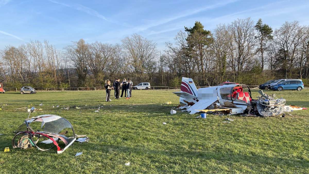 Mössingen im Kreis Tübingen: Pilot nach Absturz mit Kleinflugzeug außer Lebensgefahr