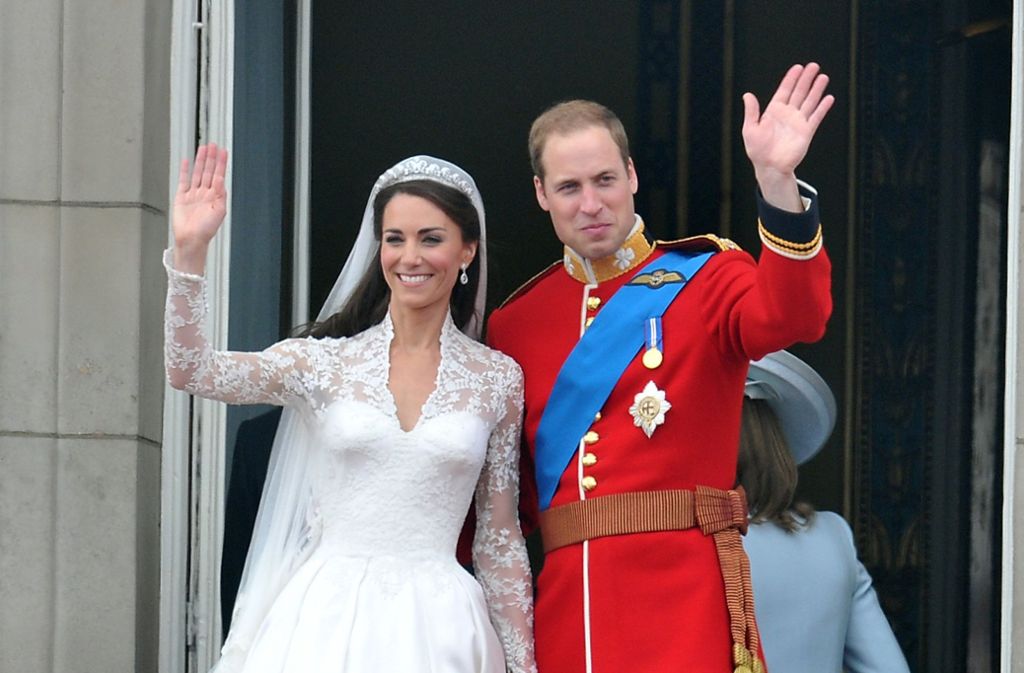 ... William und Kate gleichauf: Rund eine Million Menschen feierten in den Straßen Madrids und Londons deren Eheschließung.