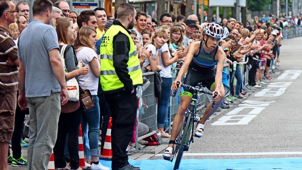 Erster City-Triathlon in Ludwigsburg: Premiere mit ein paar Hindernissen