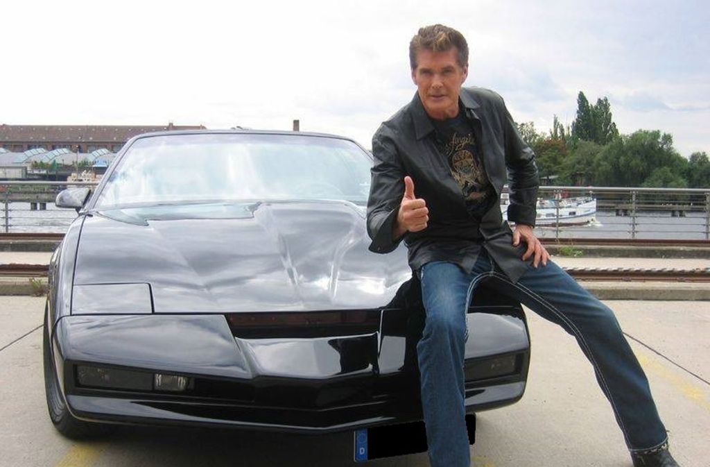 Mit dem originalen schwarzen Pontiac TransAm ging David Hasselhoff im der US-Serie „Knight Rider“ auf Verbrecherjagd.