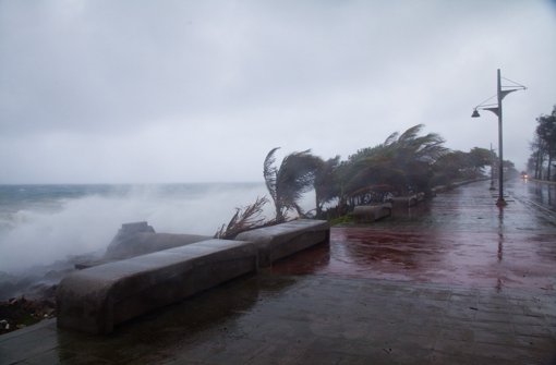 Der Tropensturm „Erika“ fegt über die Karibikinseln Dominica und Haiti Foto: AP