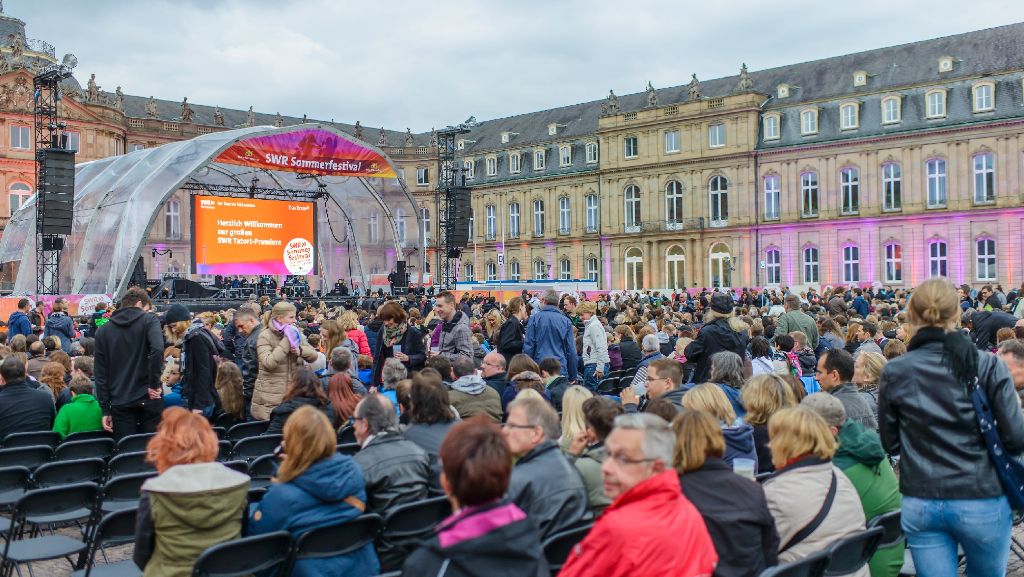 SWR-Sommerfestival in Stuttgart: Tatort mit Klappstuhl statt Couch