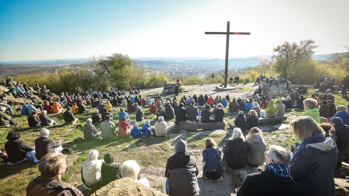 Ostergottesdienst am Stuttgarter Birkenkopf: Der Tod hat nicht das letzte Wort