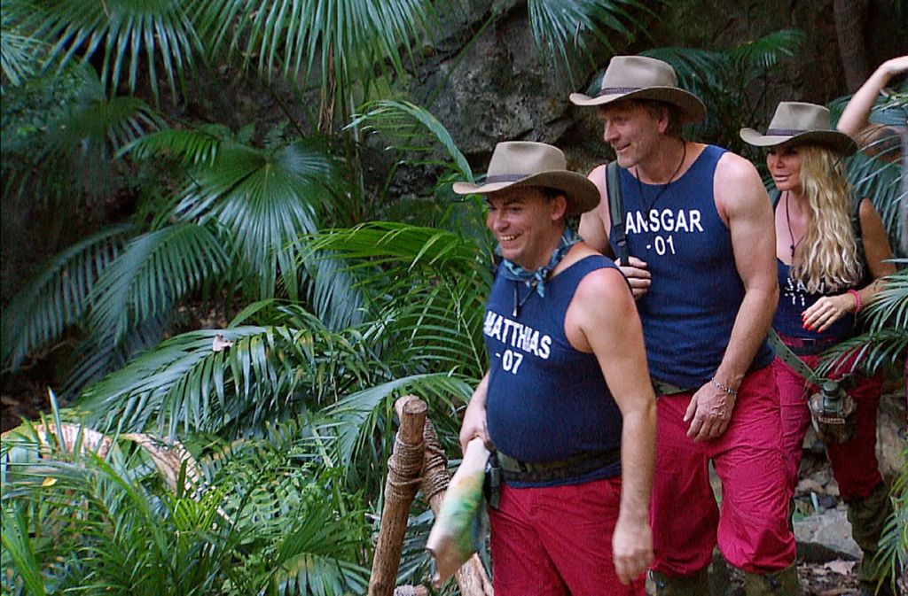 Nach einem Fußmarsch in den Dschungel kommen sie im Camp an. Matthias betritt als erster Star der zwölften Staffel das Dschungelcamp. Gefolgt von Ansgar, Tatjana und Jenny.