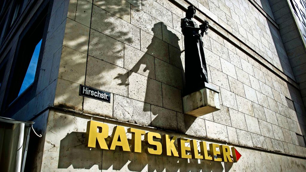 Gastronomie im Stuttgarter Rathaus: Verwaltung will 4,2 Millionen in Ratskeller stecken