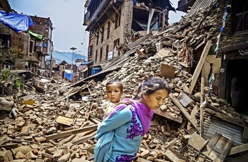 Das Beben in Nepal  war 2015 die schlimmste Naturkatastrophe. Foto: dpa