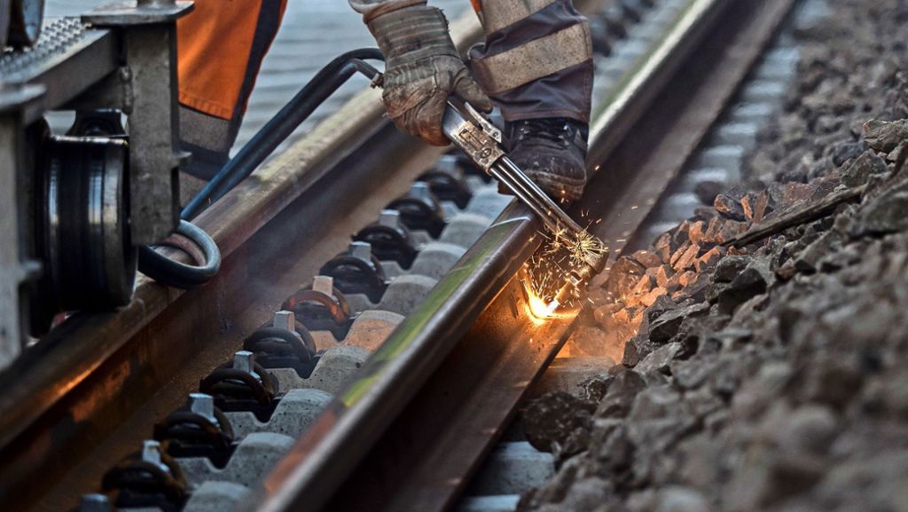 Bauarbeiten an den Gleisen im Kreis Böblingen: Die Bahn zieht ein positives Fazit