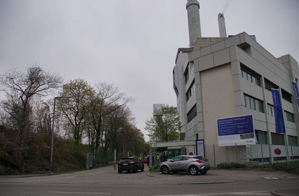Bei Bauarbeiten am Kraftwerk Gaisburg wurde am Donnerstag ein verdächtiger Gegenstand gefunden.