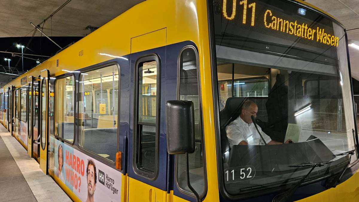 Wasen-Party in der Stadtbahn: Die U11 ist ein Sonderzug der Vorfreude und Ausgelassenheit
