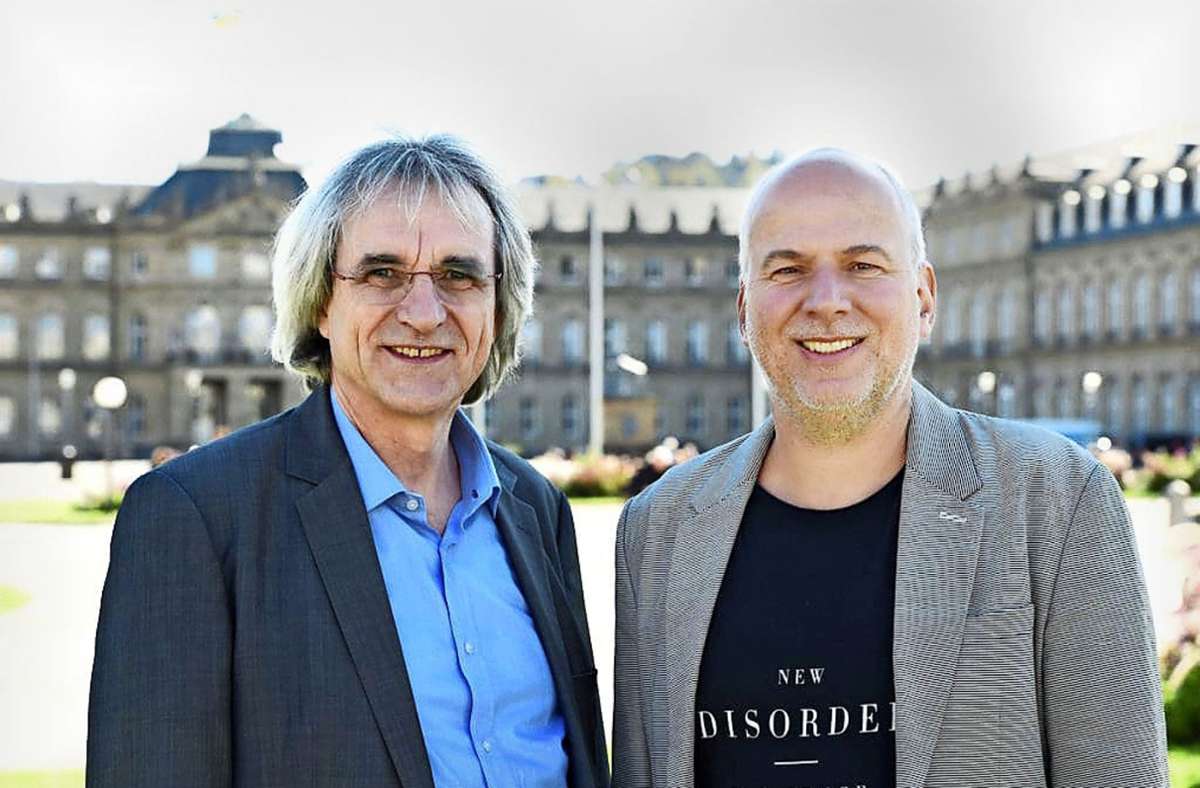 Die Festival-Leiter Dieter Krauß (links) und Ulrich Wegenast