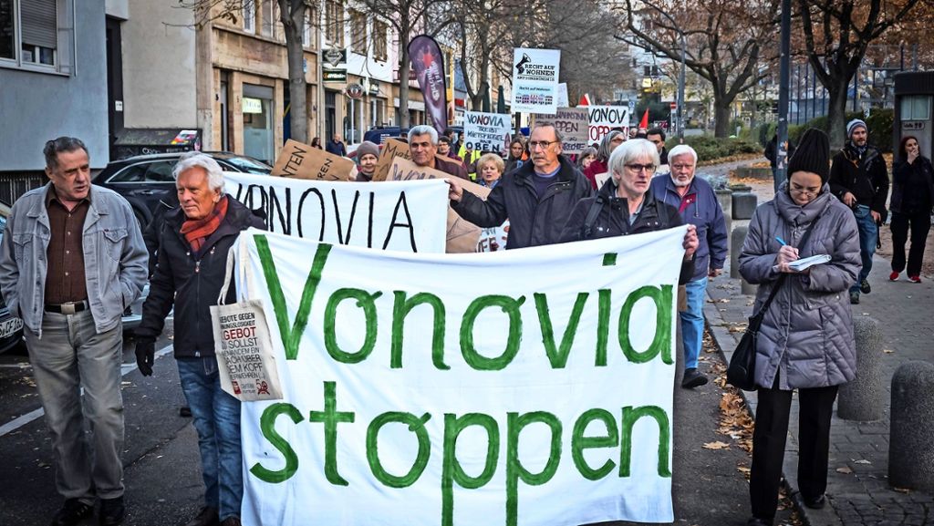 Protest gegen Wohnungsbaukonzern Vonovia: OB: Keine Abzocke mit Modernisierung