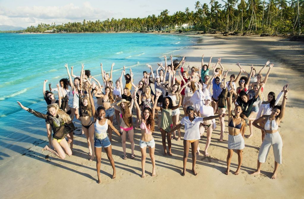 50 schöne Mädchen hat Modelmama Heidi Klum in die Karibik eingeladen, um bei der 13. Staffel von „Germany’s next Topmodel“ herauszufinden, wer die Schönste im ganzen Land ist. Foto: Pro Sieben