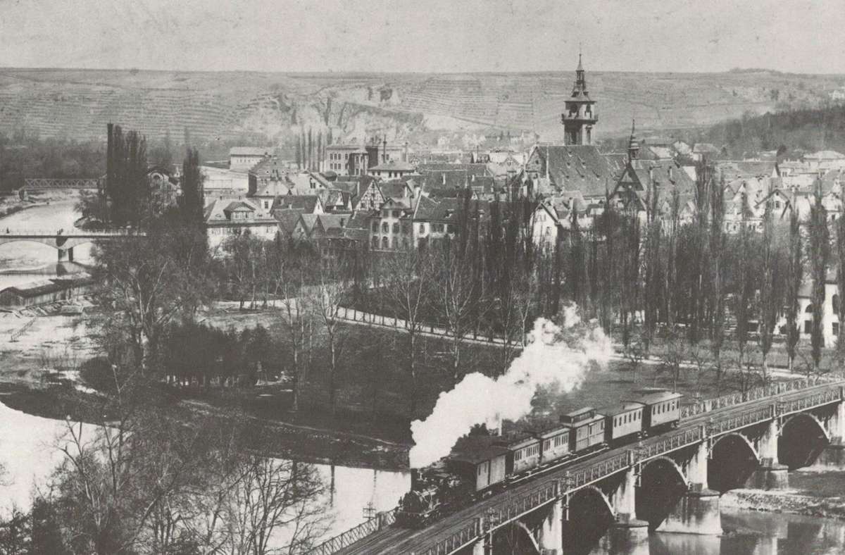 Die Rosensteinbrücke im Jahr 1900