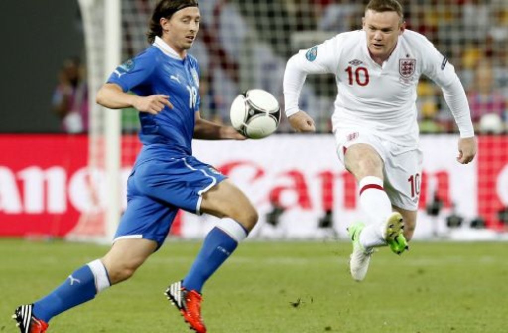 Wayne Rooney (England, rechts) von Manchester United