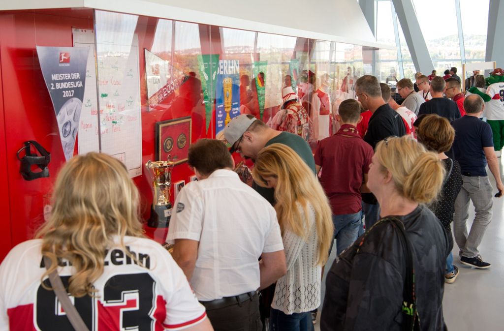 Für VfB-Fans ein Muss: die Ausstellung im Mercedes-Benz-Museum