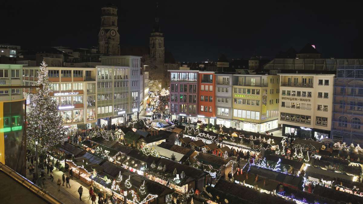 Stuttgarter Weihnachtsmarkt: Umfrage unter Beschickern entfacht  Streit um Öffnungszeiten erneut