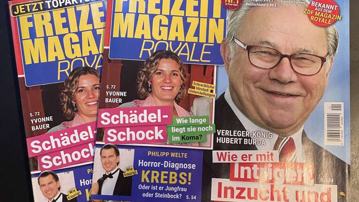 Jan Böhmermann: Parodie auf Klatschblätter im Nu ausverkauft