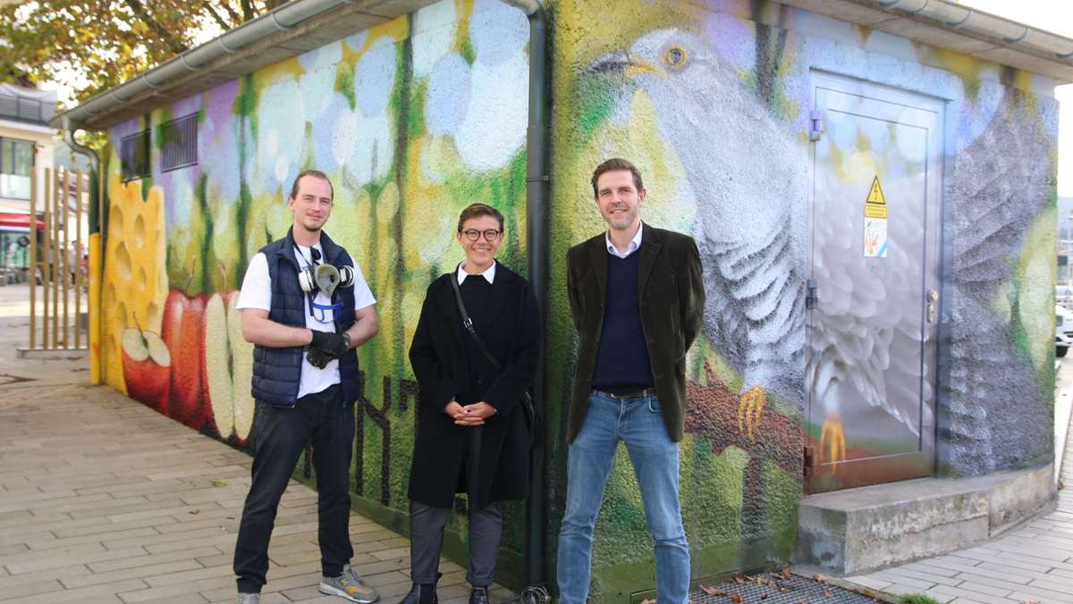 Stuttgart-Botnang: Graffiti mit Lokalbezug